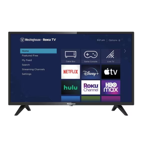 Westinghouse WR24HT2212 Refurbished 24-Inch 720p LED Roku Smart TV Black
